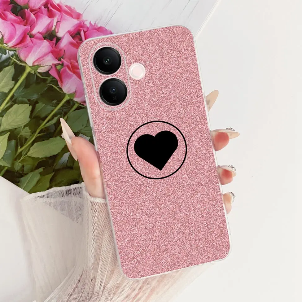 Clear Luxury Cute Cat & Butterfly Painted Case