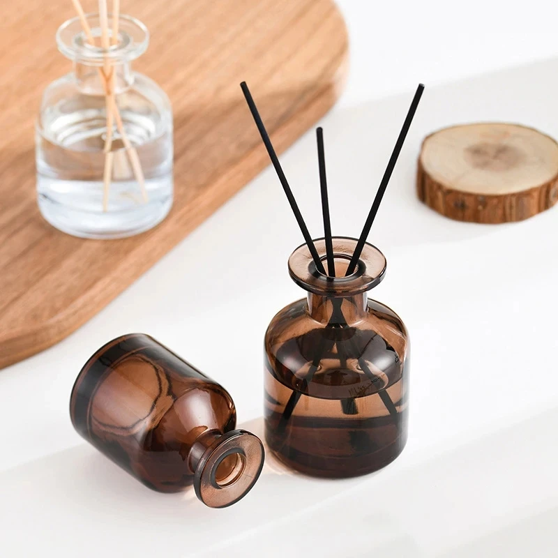 Description Picture 4 of item1PC 50ml Fragrance Diffuser Bottle Household Products Empty Aromatherapy Glass Bottle Natural Reed Oil Diffusers Sticks