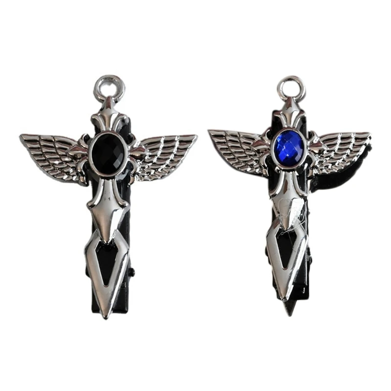 

Y2K Girls Hair Clip Angel Wing Hairpins Side Clip Punk Hair Barrettes Dropship