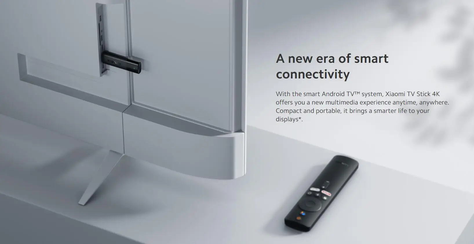 Android TV -käyttöliittymän esimerkki näytöllä