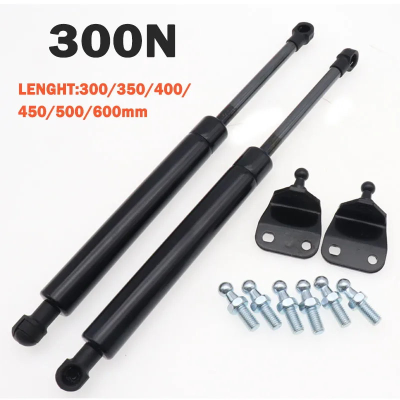 

2pcs Gas Strut Bars 300N 300/350/400/450/500/600mm Gas Spring For Boot Bonnet Car Caravans Doors Windows Hatches Boat Bus