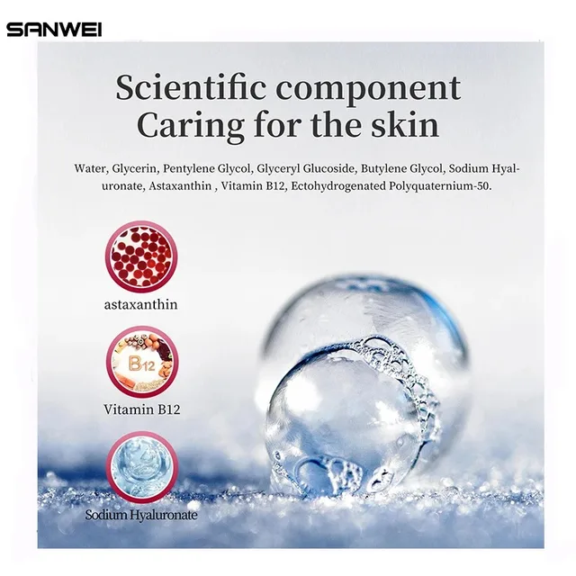 2 in 1 Salmon DNA &Jet Care VC serum firming deep skin care moisturizing whitening ampoule facial anti-aging Whitening Set 6