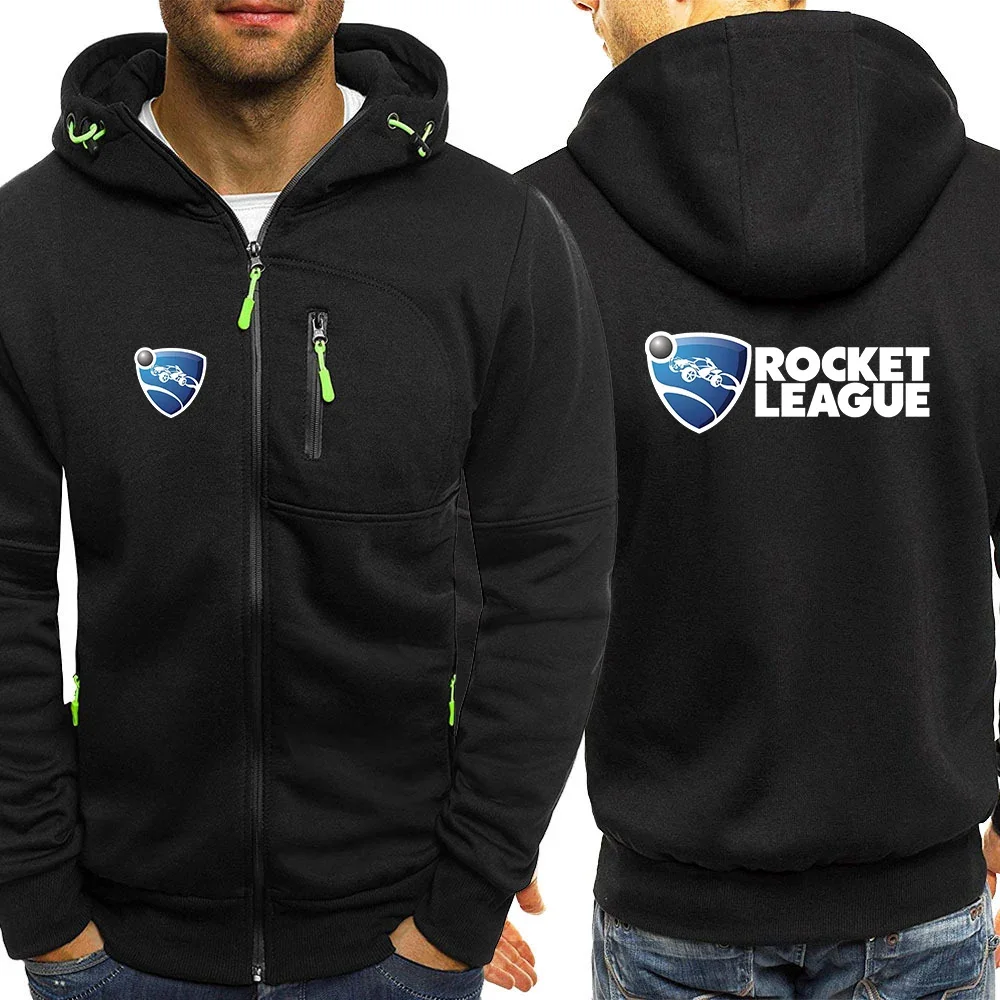 

Rocket League 2024 Men's New Tracksuit Hoodied Fashionable Long Sleeve Zipper Cotton Hip-Hop Harajuku Hoody Casual Jackets Tops