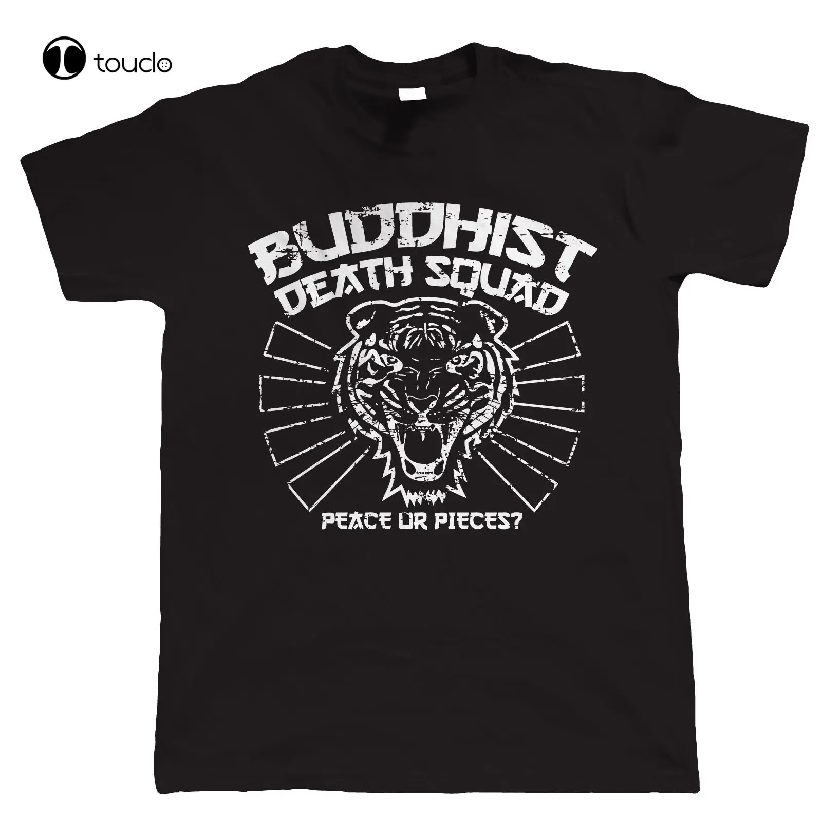 

_ Забавная Мужская футболка с изображением буддистской отряда смерти, подарок папе ему секретного Санты, 100% хлопок, футболка на заказ, унисекс, Подростковая