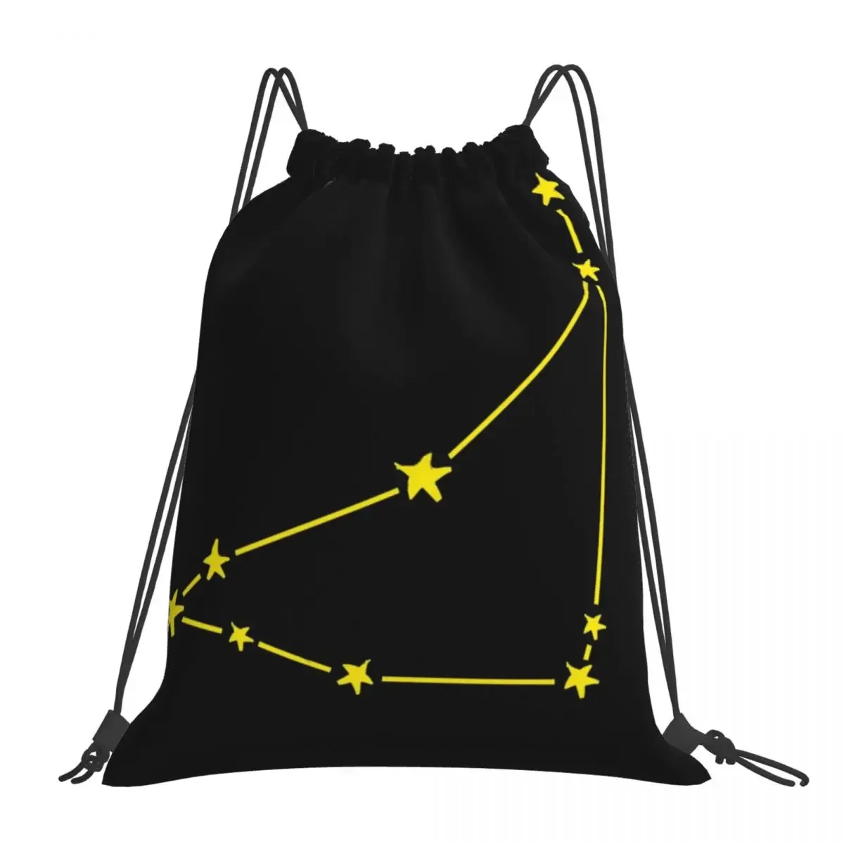 

Capricorn Zodiac Constellation Backpacks Drawstring Bags Drawstring Bundle Pocket Storage Bag Book Bags For Travel Students