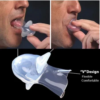 Medical Silicone Anti-Snore Tongue Retainer 1