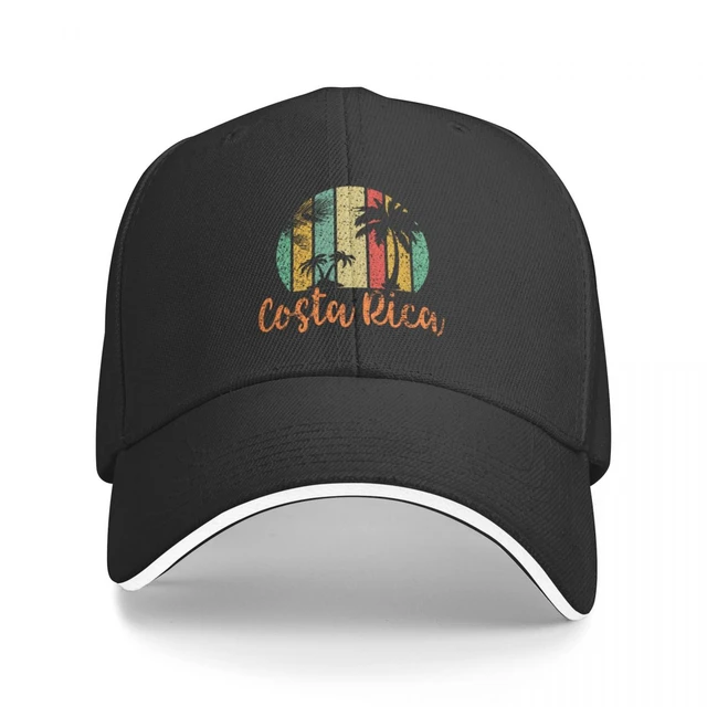 Costa Rica Vintage Sunset Palm Trees Cap Baseball Cap new in warm winter  fluffy hat Woman hats Men's - AliExpress