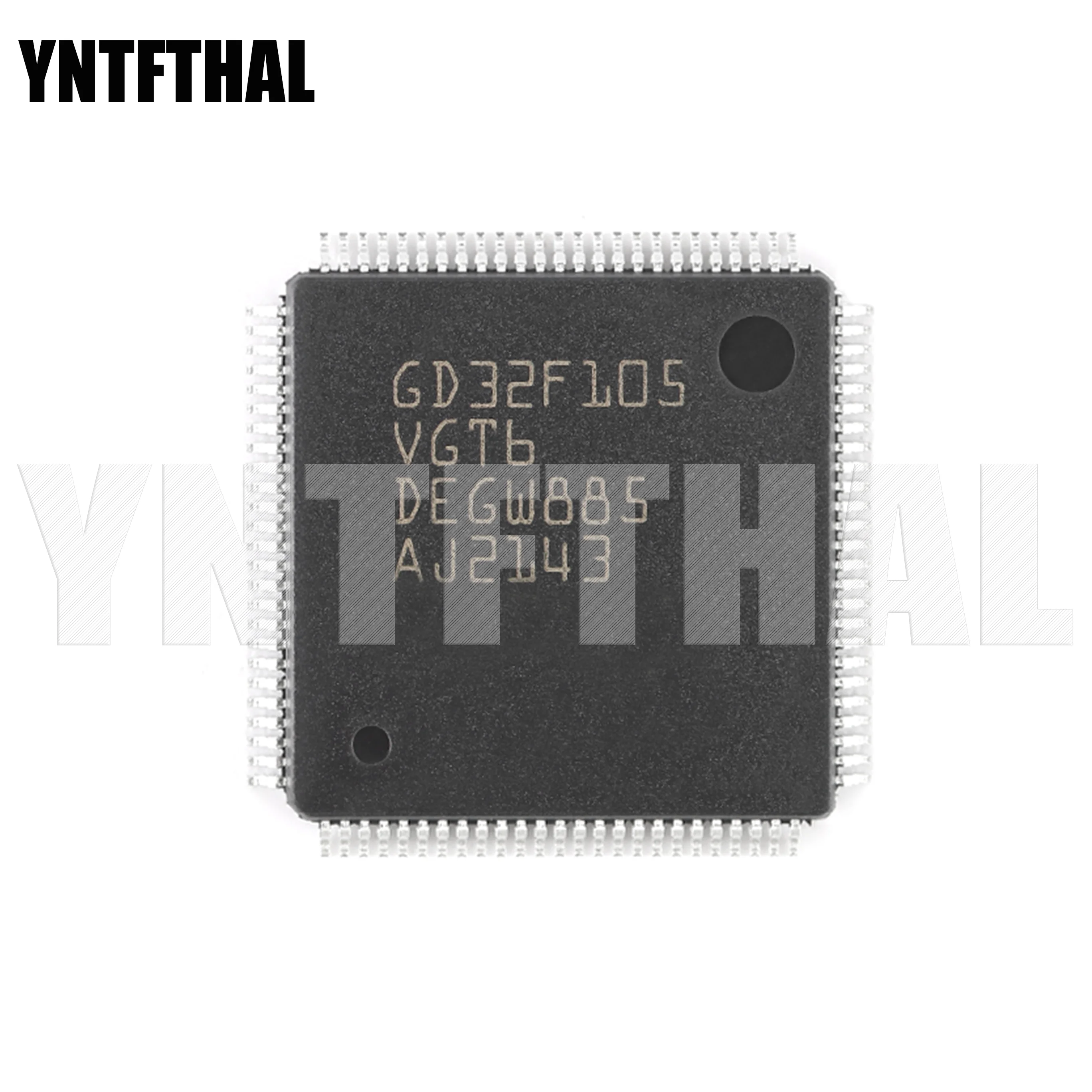 

10 шт., новинка, 100% Протестировано, GD32F105VGT6 LQFP-100, 32-битный микроконтроллер