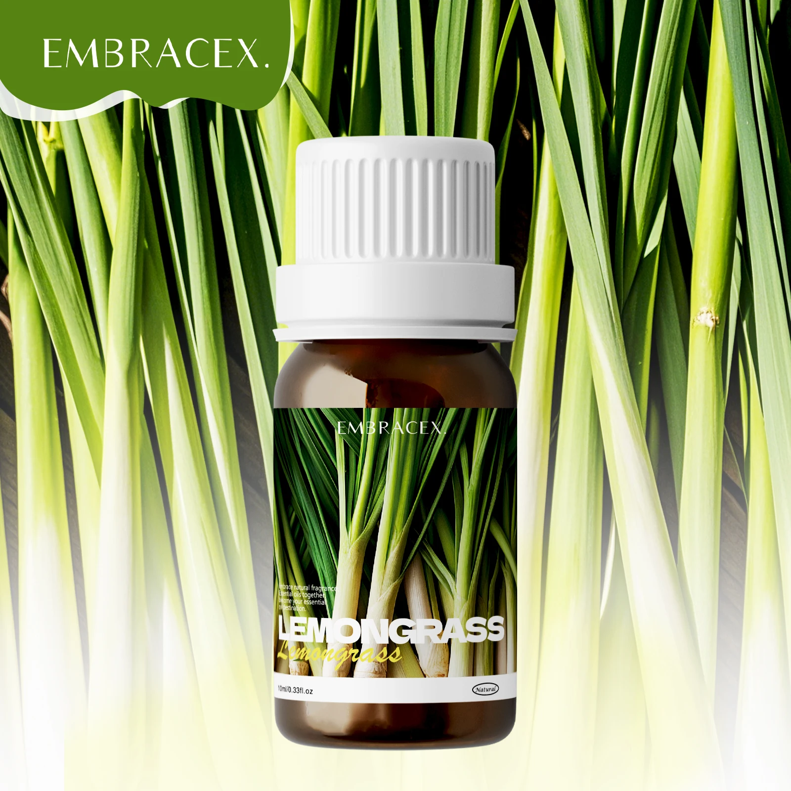 10ml Lemongrass Essential Oil Skincare Natural Aromatherapy for Relaxation Stress Relief And Focus Refreshing Citrus Scent Gifts Sddcfa6f700a04786aca2dc7492296ac2N