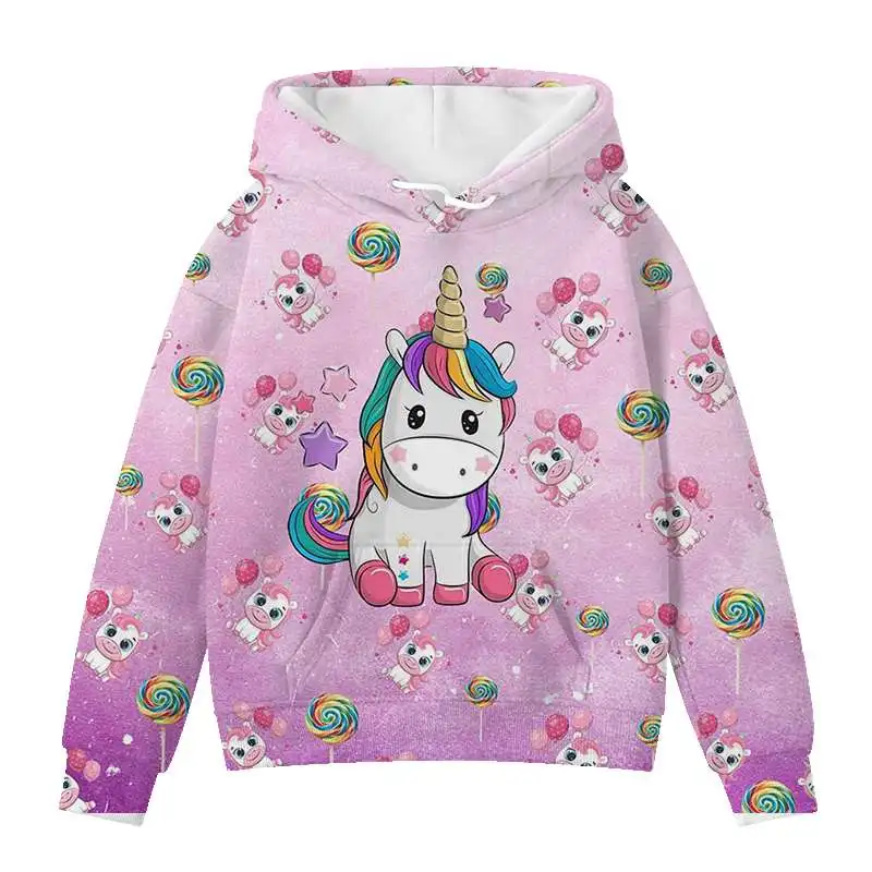 Colorful Rainbow Unicorn Hoodie