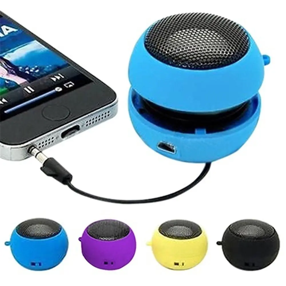 Music Player Mobile Phone Loudspeaker Wired Amplifier Hamburger Speaker Sound