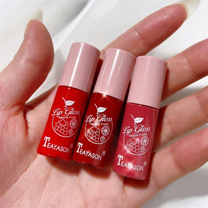 Mirror Water Light Lip Gloss Transparent Glass Lasting Moisturizing Waterproof Liquid Lipstick Pearlescent Fine Shine Lip Glaze 6