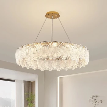 Modern White Round Chandelier 1