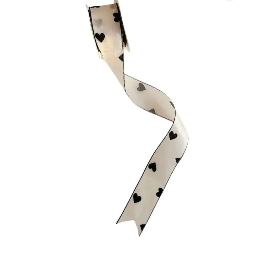Polyester Love Printed Ribbon for DIY Sewing and Gift Packaging