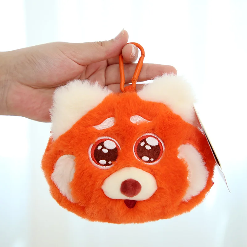 Genuine Disney Turning Red Pillow Pixar Panda Plush Toy Kawaii Pendant Red Bear Plushies Stuffed Animals Gift for Children Kids 6
