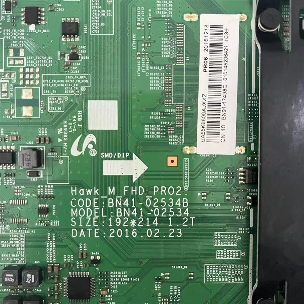 Рисунок 3 - Материнская плата для UA55K6800AJXXZ