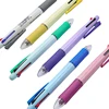 Black Blue Green Red 4 In 1 Erasable Gel Pen with Eraser 0.5mm Magic Refills School Office Kawaii Writing Stationery Supplies 5