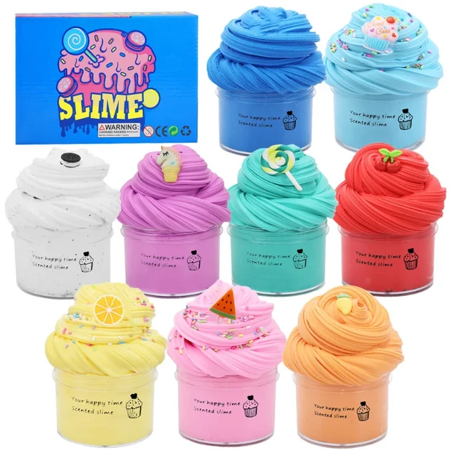 60ml Biscuit Slime Mud Clay Craft Fruit Slime Fluffy Glue Portable Display  Mold Elastic Squeezing Toy For Children - Modeling Clay/slime - AliExpress