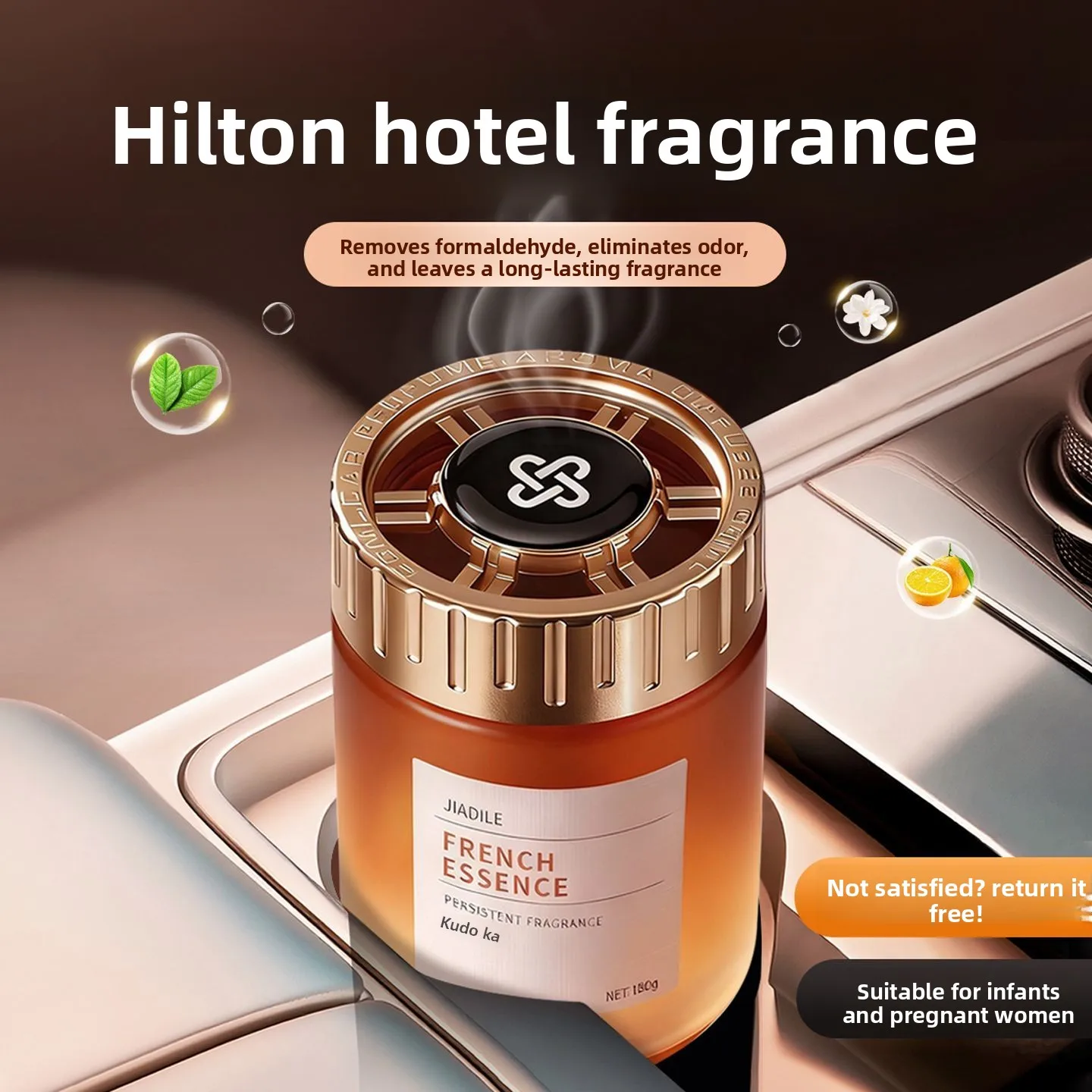 Car Aromatherapy Diffuser Balm For Odor Elimination Long Lasting_voghion.com