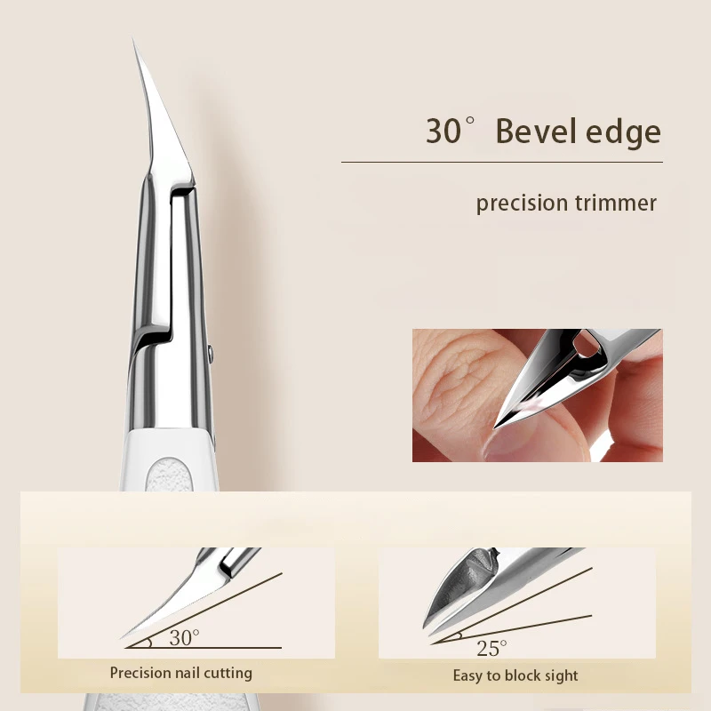 Nail Scissors Set 1 Piece Nail Scissors Household Manicure Tools Anti-Splash Nail Clippers Large Thick Hard Special Clippers Diagonal Pli