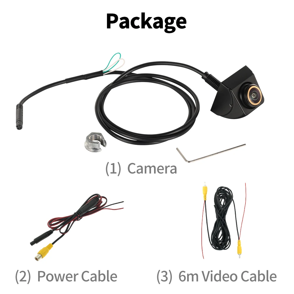 Car Rear View Camera Wide Angle Reverse Parking Waterproof CCD Auto Backup Monitor Universal for BMW New HD Night Vision 2
