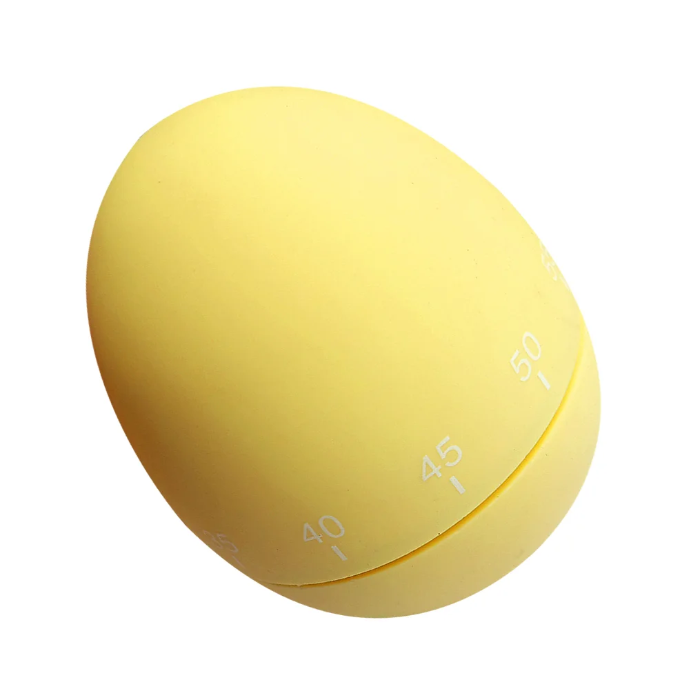 

1Pc Egg Shaped Kitchen Timer Creative Portable Baking Time Recorder Cooking Time Manager (Random Color)