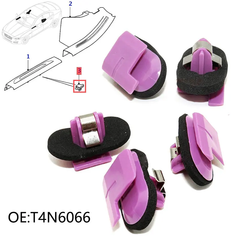 

Front Door Lift-Gate Sill Tread Plate Retainer Buckle Clip Snap For Jaguar XE XF F-PACE I-PACE