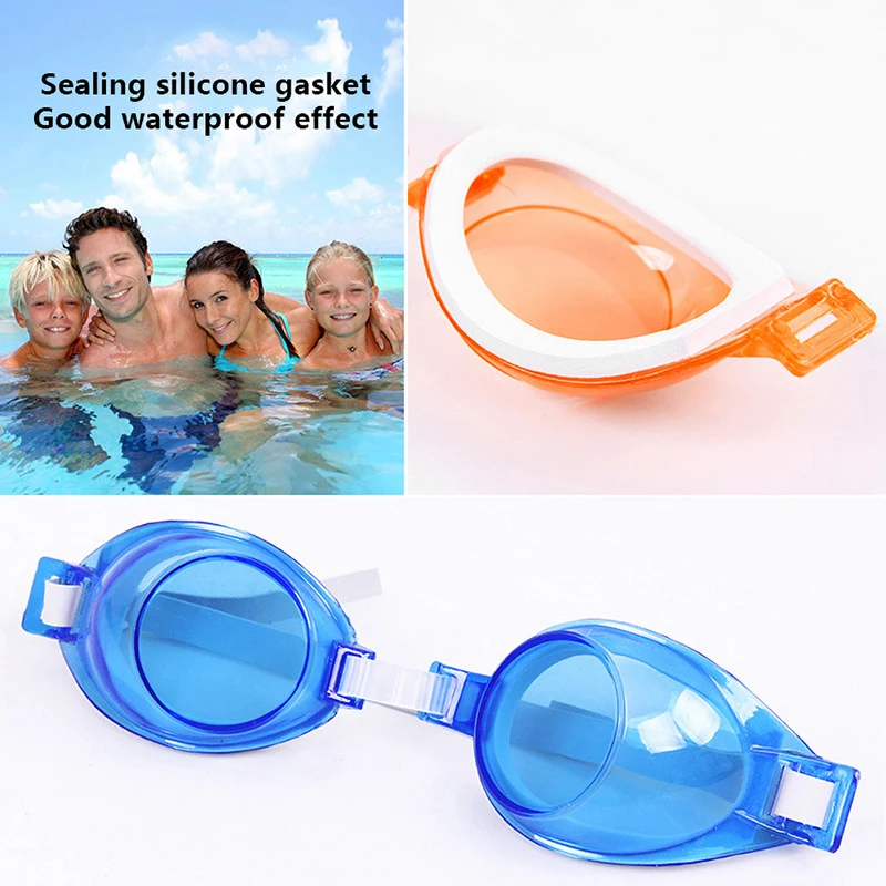 2023 Silicone Kids Anti Fog Swimming Glasses Diving Surfing Goggles Cute Design For Boys Girls Bathing Summer Swim Eye Wear 1PCS 2