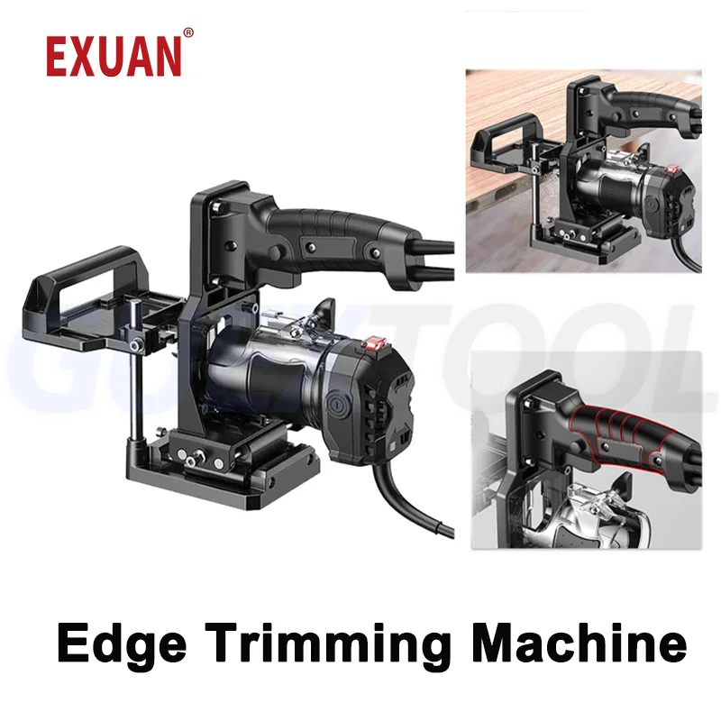 Edge Trimming Machine Portable Mortising Jig Handheld Slotting Bracket Invisible Fasteners 2 in 1 Woodworking Slotting Locator