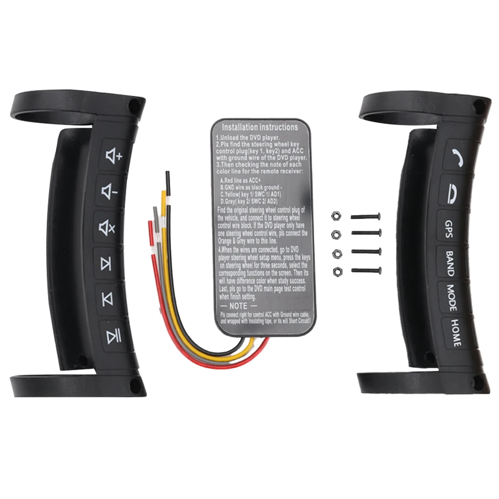 Wireless Remote Control Steering Wheel Button for Car Navigation