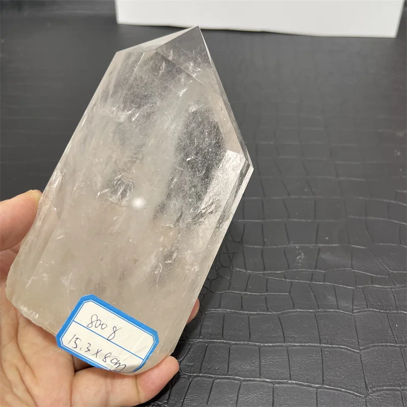 Clear Lemurian Seed Quartz Natural Point Cluster Crystal Rough Healing 6