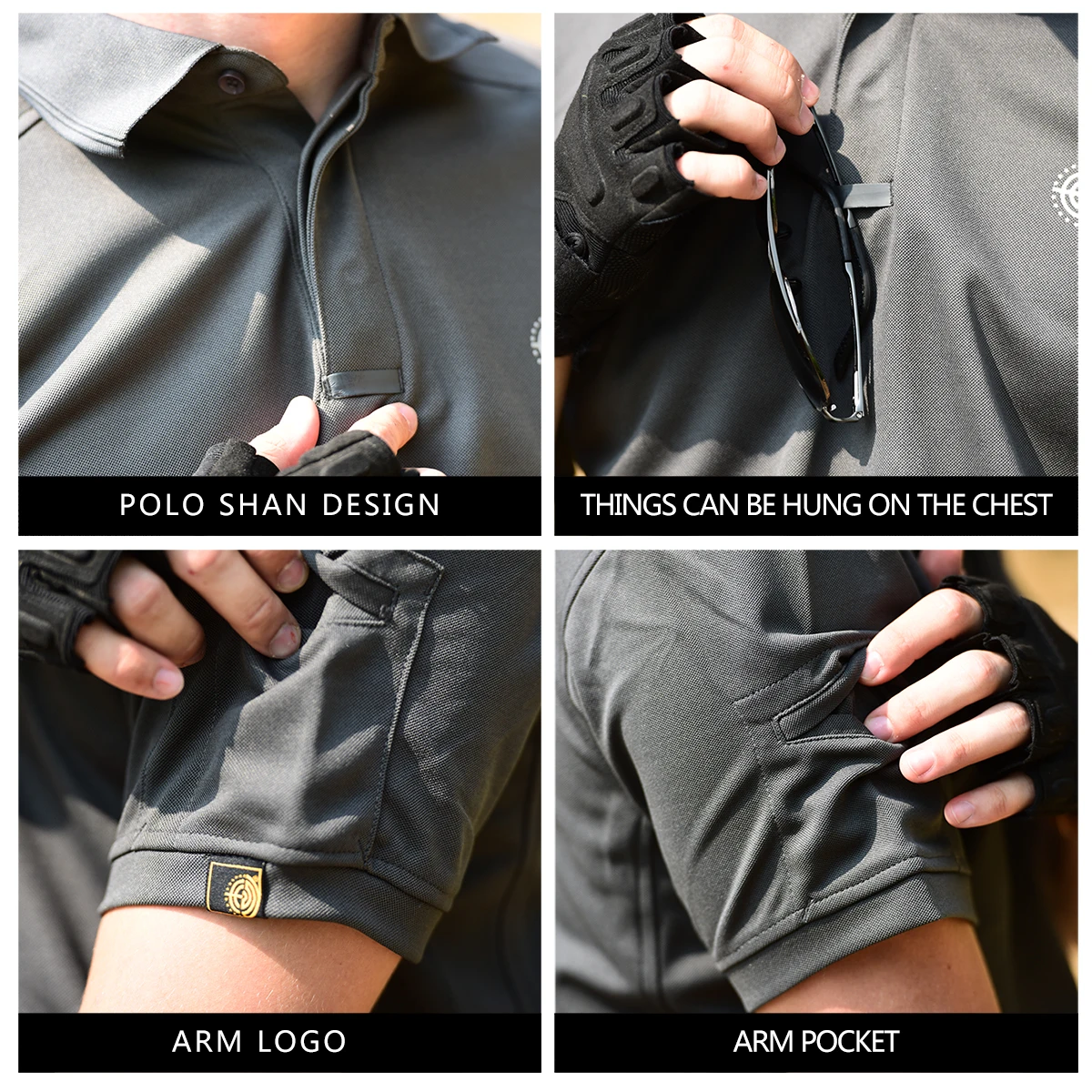 Outdoor Men's Combat Shirt Hunting Tactical Airsoft Hiking Tee Men Clothing T-Shirts Work Shirts Breathable 6