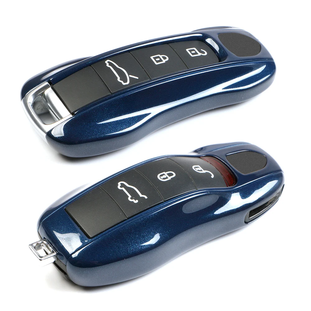 Car Key Case Cover For Panamera For Porsche Macan Cayenne Cayman Boxster 911 9ya 971 Smart Protection Shell Remote Key Cover