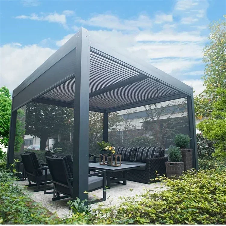 

Aluminum Terrace Pergola and Aluminum Frame Pergola Freestanding Kits For Outdoor Adjustable Pergola