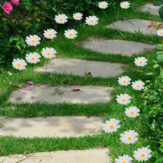 10Db Csomó Százszorszép Többcséket Színes Virágcserepek Kerti Udvari Növényi Dekorációk - Image 4