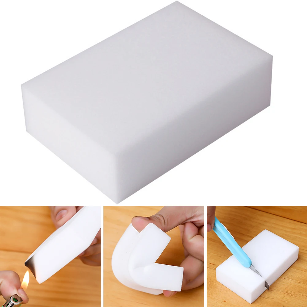 

1pc Melamine Sponge White Sponge Household Sponges Eraser Cleaning Tools For Office Kitchen Bath Cleaning Sponges