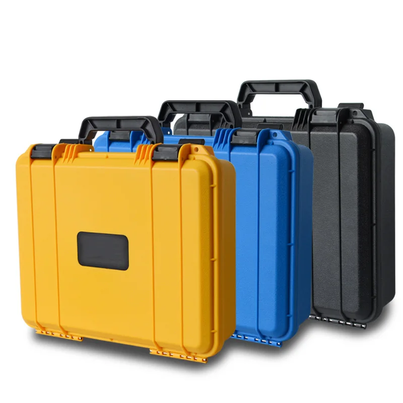 

Impact Kit Hardware Tool Organizer Portable Bag Box Storage Plastic resistance Box W/Sponge 35x27x9.5CM ToolBox Case Tool Carry
