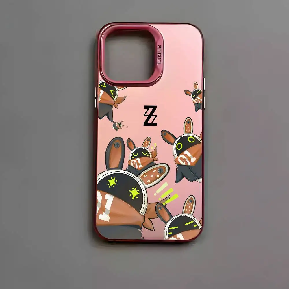 Zenless Zone Zero Bangboo Multicolor Matte Laser Metallic Aurora Phone Case