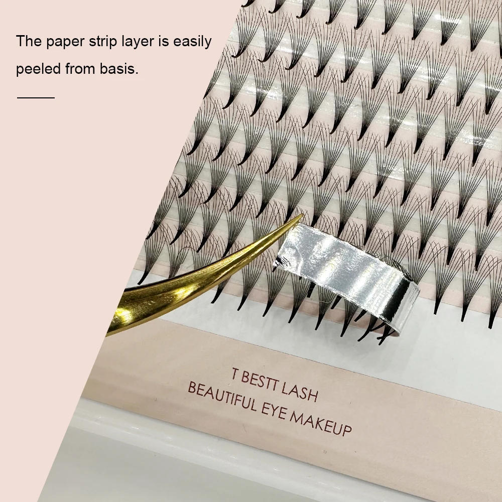 TBestt 5D/6D/8D/10D Premade Fans Volume Russian Lashes Pre Made Volume Fans Silk Soft Eyelashes Extension