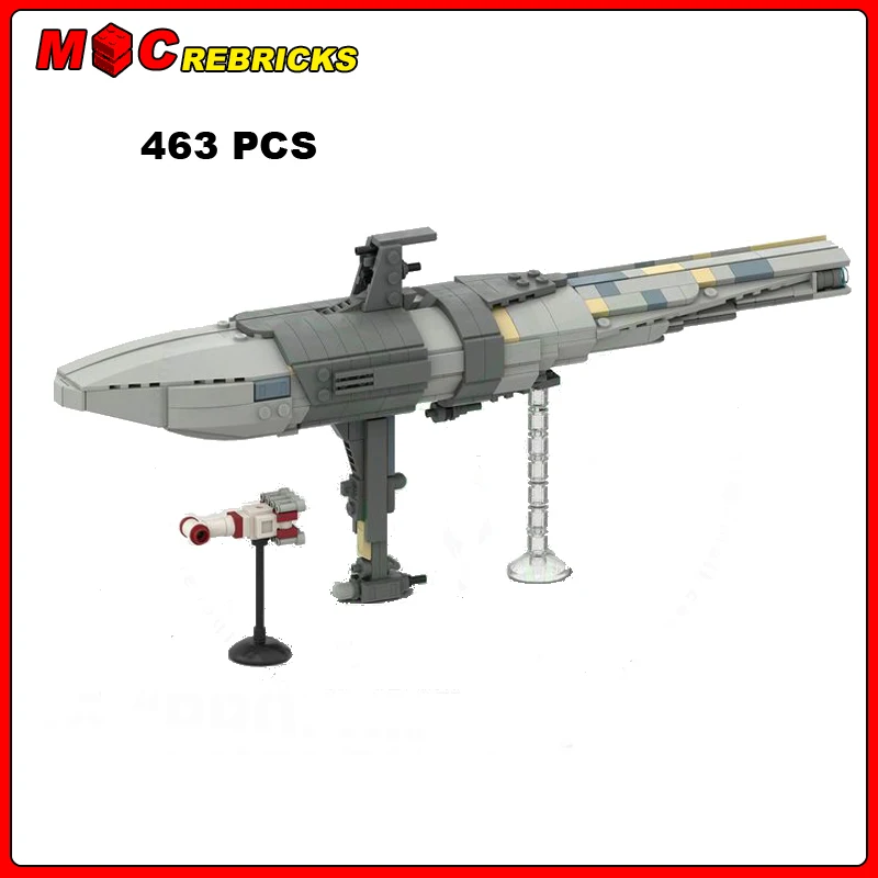 

MOC Space War MC-75 "Profundity"- 1/4000 Scale Spaceship Model DIY Assembling Bricks Building Blocks Boys Toys Kids Xmas Gifts