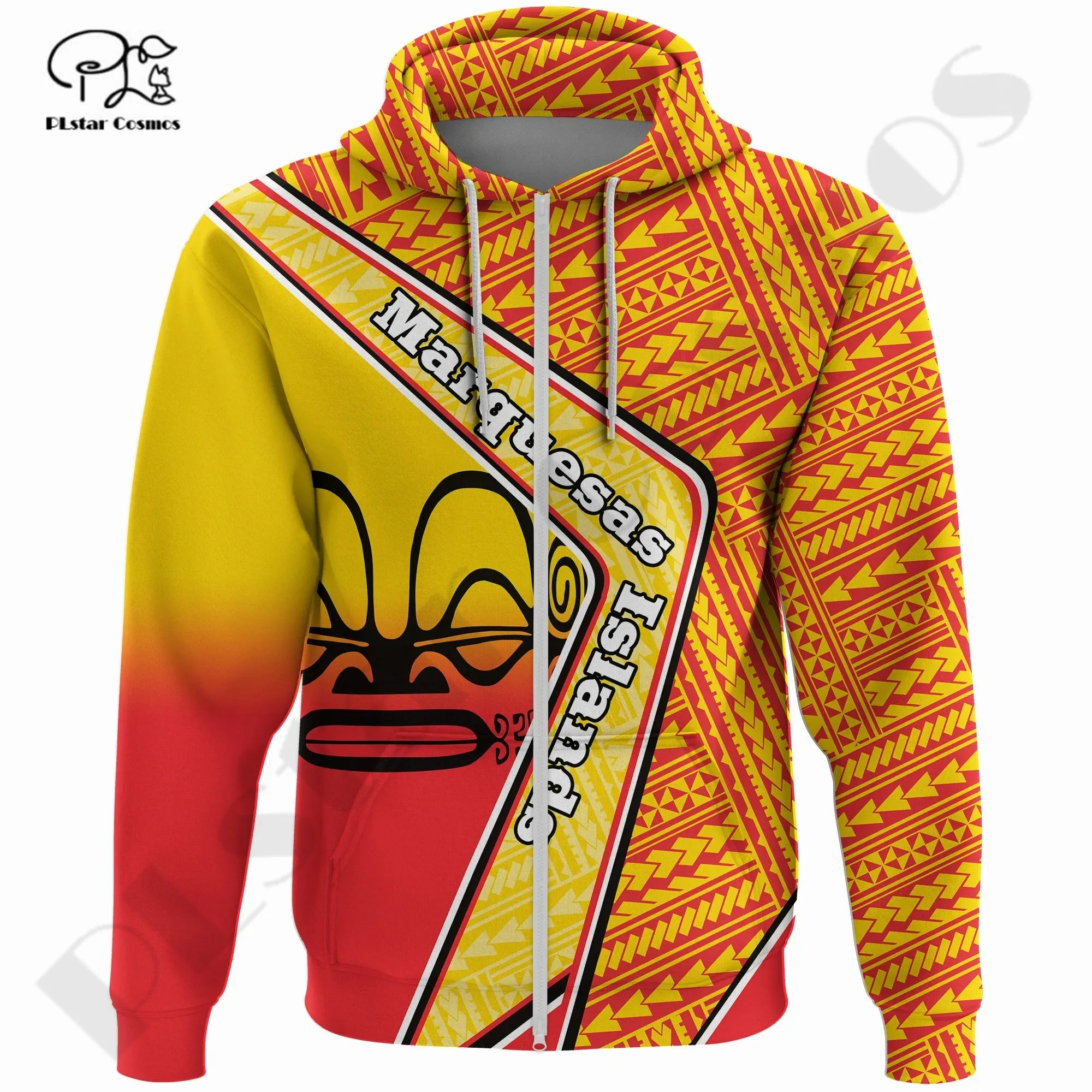 PLstar Cosmos 3DPrint Newest MARQUESAS ISLANDS Polynesia Tribal Harajuku Streetwear Casual Unique Unisex Hoodie/Sweatshirt/Zip-3