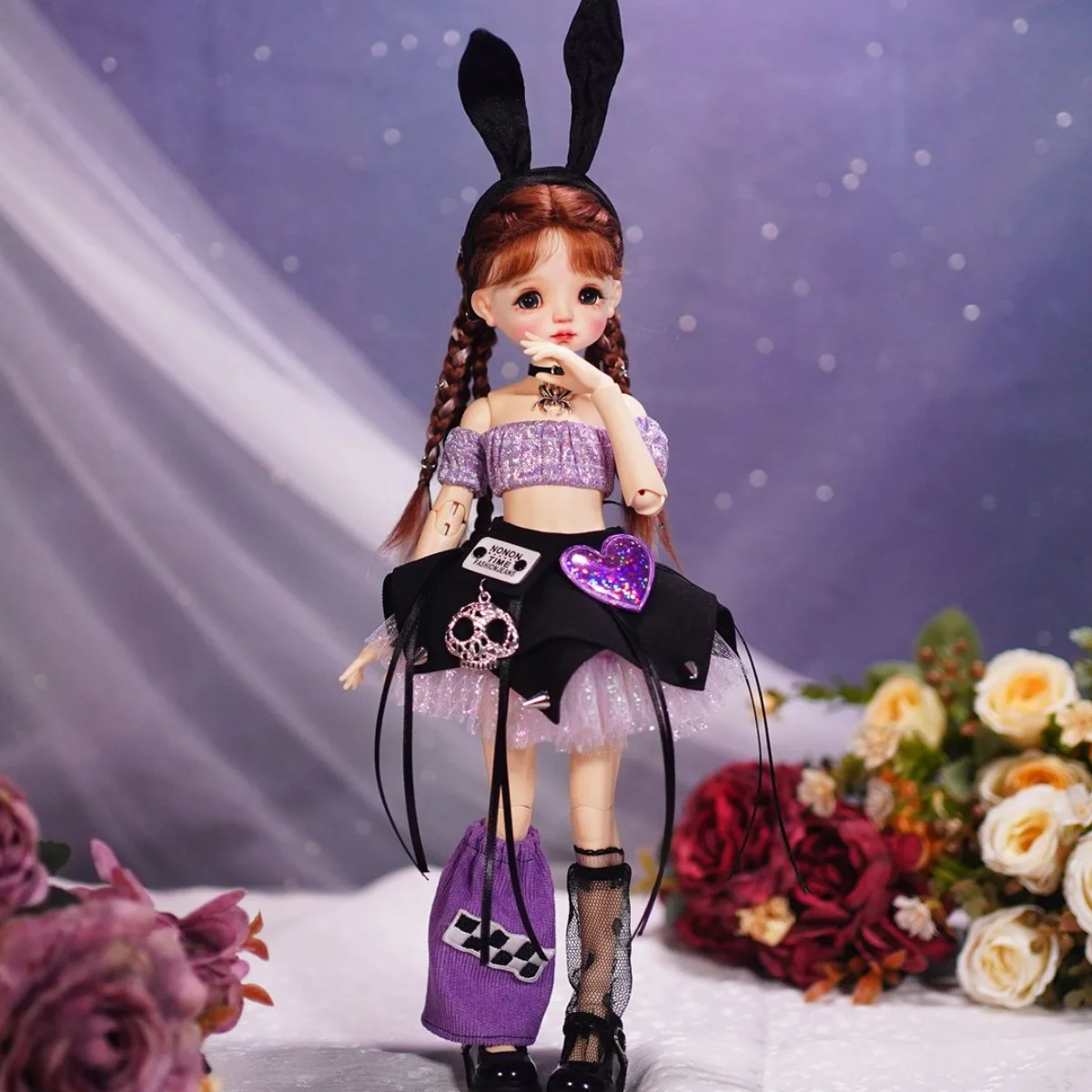 

30cm Bjd Clothes 1/6 Bjd Doll Halloween Style Skirt Suit Cute Babes Fashion Skirt Suit Girl DIY Dress Up Toys Only Clothes
