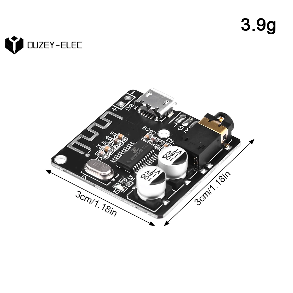 MP3 Lossless Decoder Player Module Support USB VHM-314 Audio Decoding Player Module MP3 Decoder Board with Audio Amplifier audio decoder board