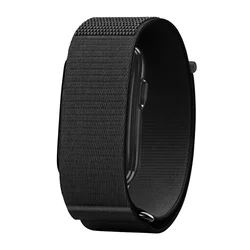 Nylon Sport Elastic Bicep Band - Breathable Wristband - Armband (Black)