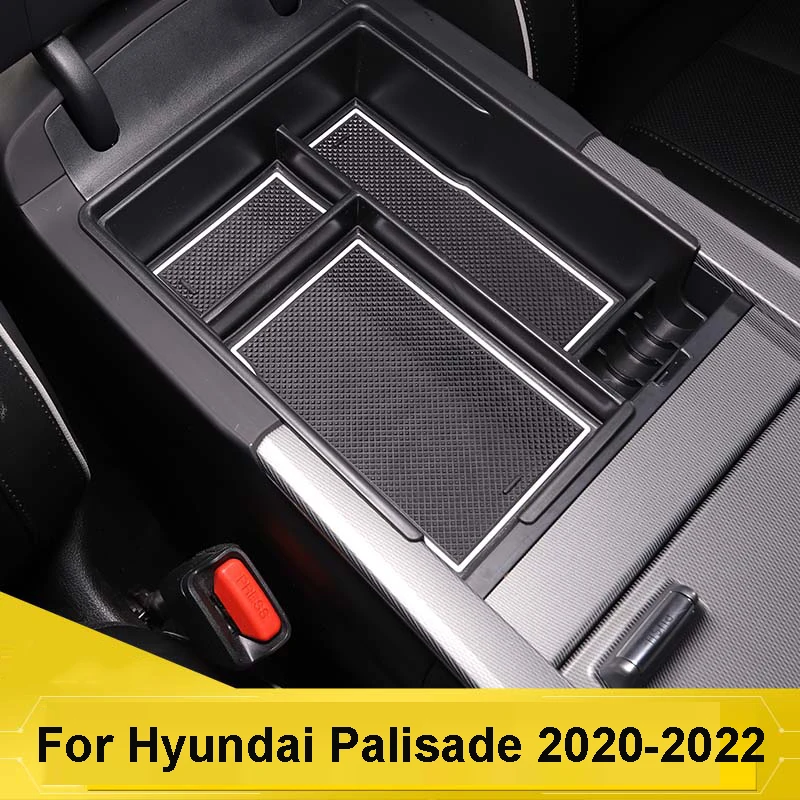 

For Hyundai Palisade 2020-2022 Car Center Console Armrest Box Storage Content Box Organizer Interior Accessories