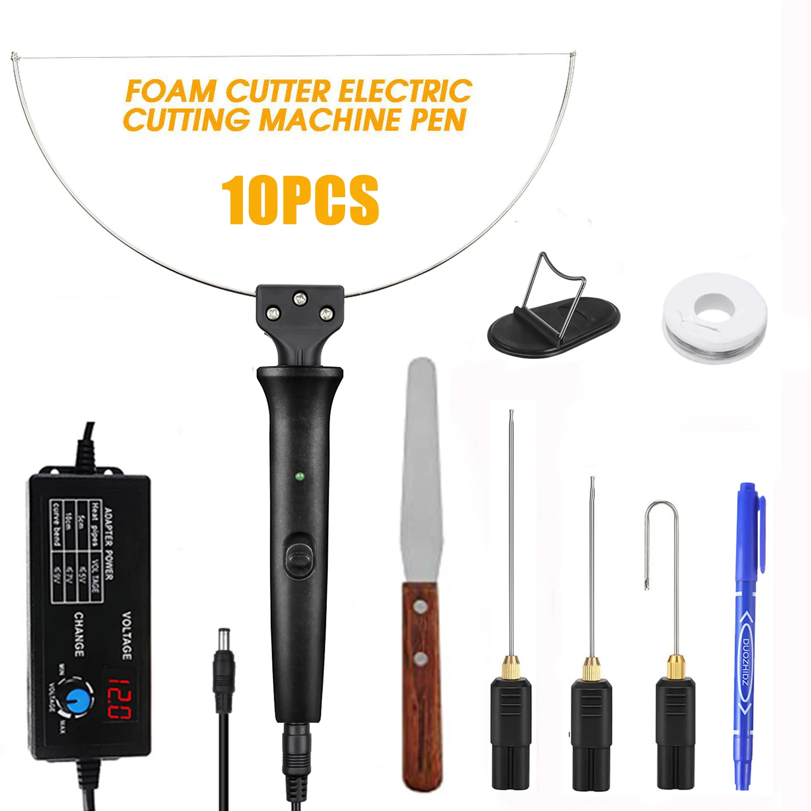 10in1ElectricFoamCutterKitFoamCuttingPenwithTransformer