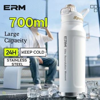 Insulated Cup Stainless Steel Outdoor Sports Water Bottle Thermal Mug Office and Home Keeps Cold and Heat Vacuum Flask