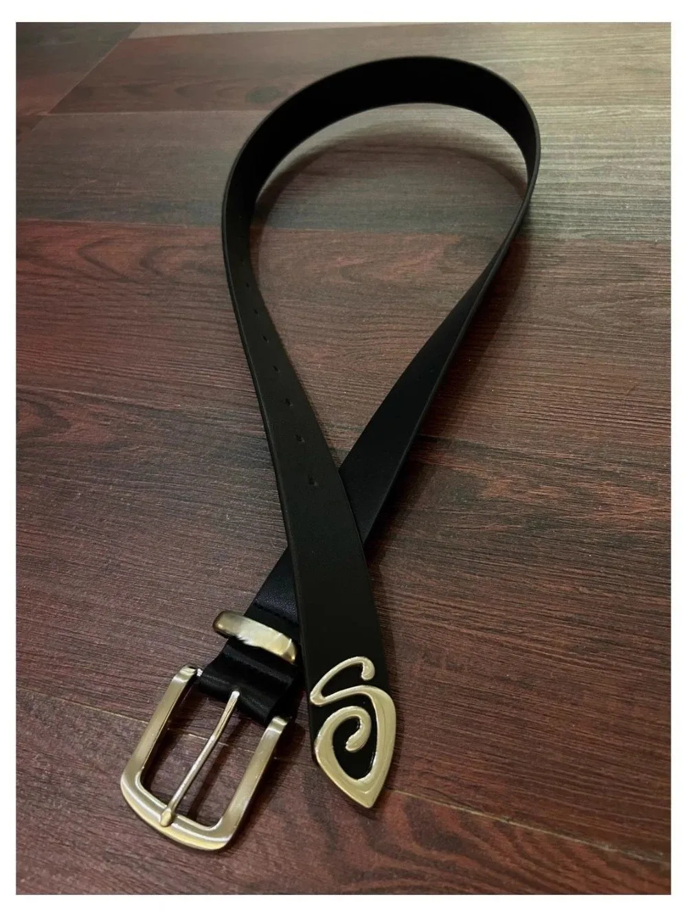 Hochwertiger Retro-Gürtel für Damen, schlichter Stil, PU-Leder, vielseitiger Taillengürtel, luxuriöser, einfarbiger Business-Gürtel, Unisex – Detail 2