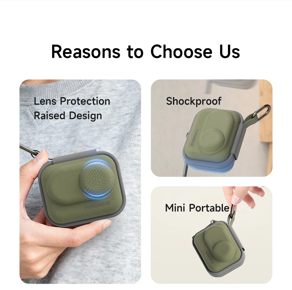 Hagibis Case Hard Shell para Insta360 GO 3 / GO 3S