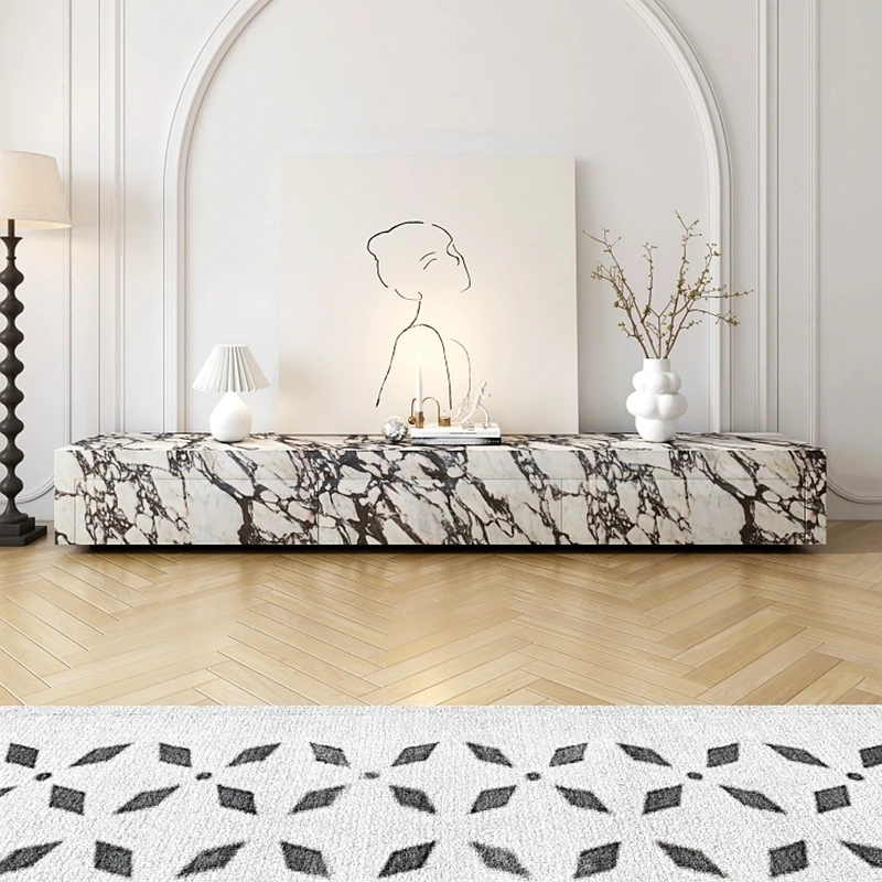 

Luxury Sintered Stone TV Cabinet, Modern Living Room Furniture, Extravagant Style, Luxury, 2020